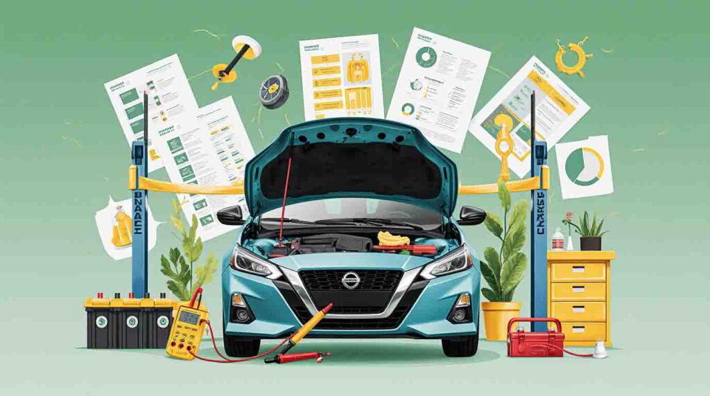 entretenir la batterie d’un véhicule hybride Nissan