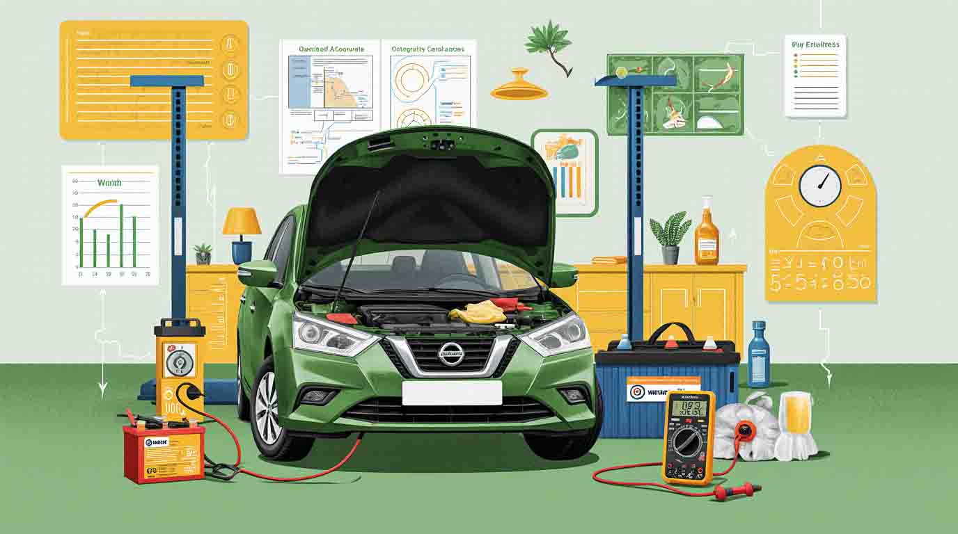 entretenir la batterie d’une auto hybride Nissan